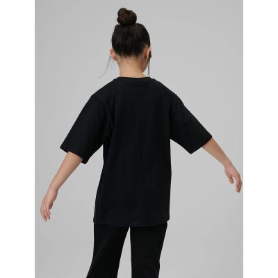 2. Loose T-shirt with print for girls 4F 4FJRSS26TTSHF3453-20S
