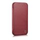 5. iCarer CE Premium Leather Folio Case iPhone 14 Pro Max Magnetic Flip Cover MagSafe Red (WMI14220716-RD)