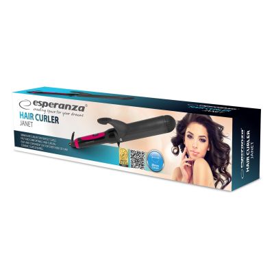 7. Esperanza JANET EBL011 hair curler (35W; black)