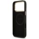 7. Guess 4G Logo Plate MagSafe Case for iPhone 17 Pro Max - Black