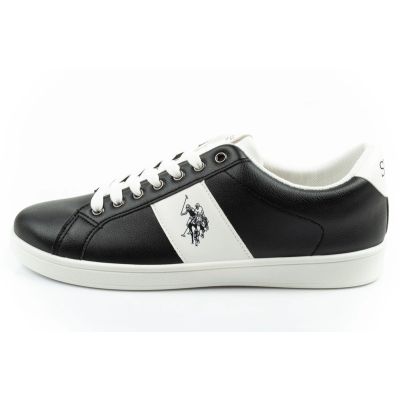 2. US Polo Assn. shoes sneakers men's fashionable black comfortable