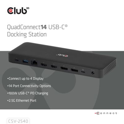 4. NB ACC 14IN1/USB-C 150W Docking Station CSV-2540 CLUB3D