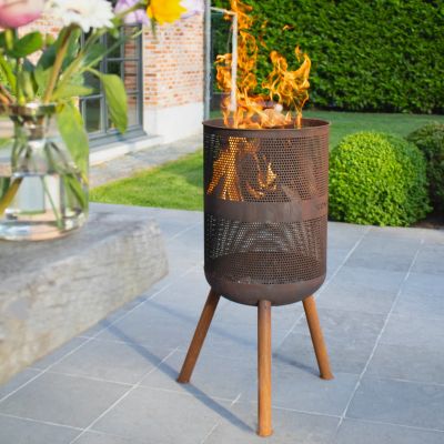 15. Bonfeu garden fire pit Bonves 45 basket black 4502