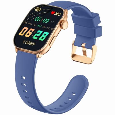 7. GRAVITY GT28-8 Women's Smartwatch Strap + Bracelet Rose Gold Navy Blue