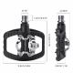 2. Rockbros PD303 Half-Lock Platform Bicycle Pedals - Black