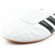 6. Adidas women's Taekwondo sports shoes white leather slip-on