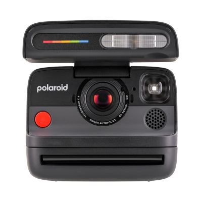 3. Polaroid Flip Instant Camera with Color Cartridges (8 Photos), Black