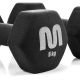 3. Meteor 2x5 kg cast iron dumbbell set