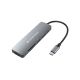 3. Conceptronic DONN11G Docking Station Wired USB 3.2 Gen 1 (3.1 Gen 1) Type-C Gray