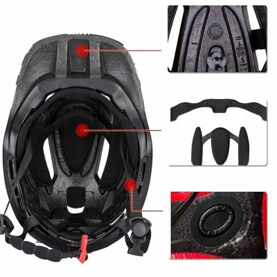 3. Rockbros TT-32SBPP-S children's bicycle helmet with detachable chinbar, size S - purple-pink