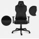 19. Huzaro Combat 6.2 Black RGB Gaming Chair