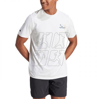 5. Adidas Tennis APP M II5917 T-shirt