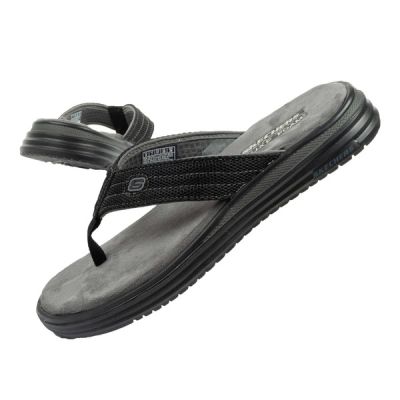 12. Skechers Proven Flip-Flops M 204577 BLK