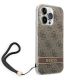3. Guess GUOHCP14LH4STW iPhone 14 Pro 6.1 "brown / brown hardcase 4G Print Strap