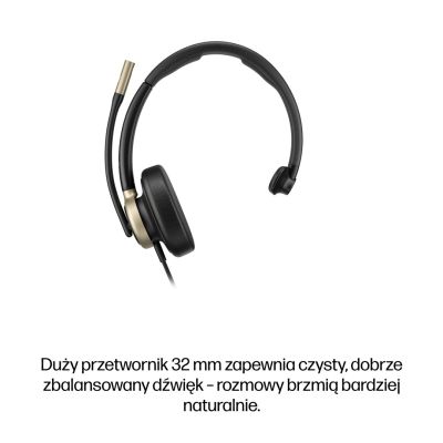 74. HP Poly Mission 815 Monaural USB Wired Headset