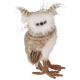 4. DECORATIVE OWL STANDING RIGHT 17CM BROWN