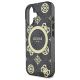 6. Guess IML Peony On 4G Background MagSafe case for iPhone 16 - black