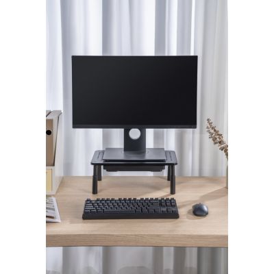 8. GEMBIRD ADJUSTABLE MONITOR STAND WITH DRAWER (RECTANGLE)