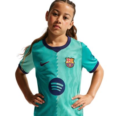 6. Nike FC Barcelona Stadium 2026/27 Kids' Jersey Green II6686 301
