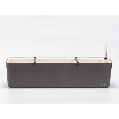 URBALIVE BERBERIS Rectangular Self-Irrigation Planter 80 x 20 cm, Gray