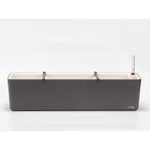 URBALIVE BERBERIS Rectangular Self-Irrigation Planter 80 x 20 cm, Gray