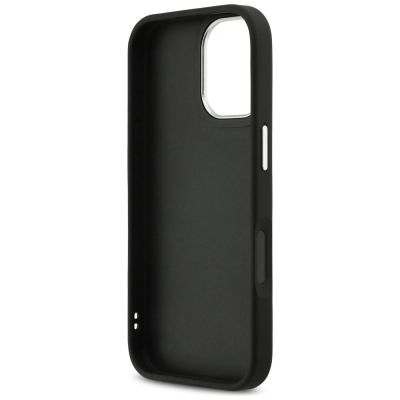 15. Guess Grained Big 4G Classic Logo case for iPhone 17 - black