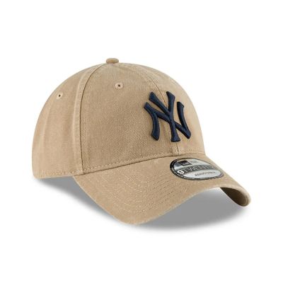 3. New Era 9TWENTY MLB NY New York Yankees Core Classic Beige Cap - 60235283