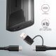 6. Axagon EEM2-GTS2 SSD Hard Drive Case Black M.2