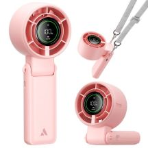 Aecooly Halo 02 Portable Handheld Fan, Pink