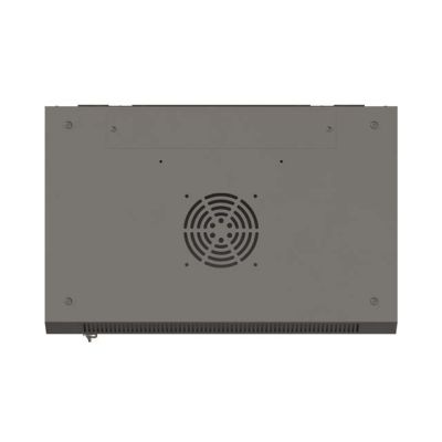 25. LANBERG WALL-MOUNTED RACK CABINET 19" 12U 540X350 BLACK GLASS DOOR (FLAT PACK)