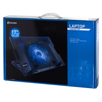 18. VAKOSS LF-1860AL Notebook Cooling Pad (17.x inch; 1 fan; HUB)