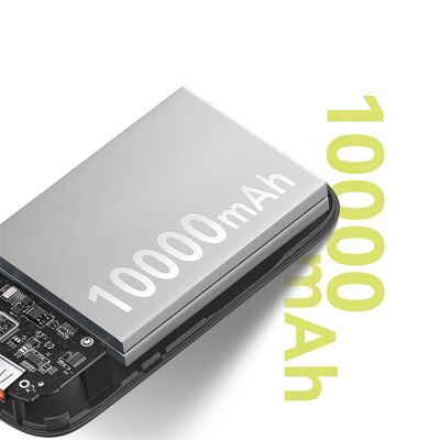 13. Baseus QPow 2 30W 10000mAh Power Bank with Built-in USB-C Cables - Black