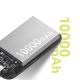13. Baseus QPow 2 30W 10000mAh Power Bank with Built-in USB-C Cables - Black