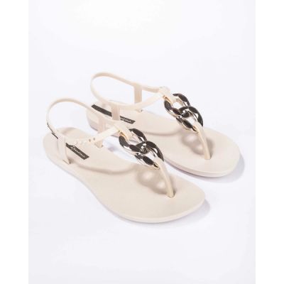 3. Ipanema Sandal Class women's flip-flop sandals, fashionable, light beige