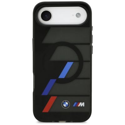3. BMW M IML Metal Buttons Tricolor Lines MagSafe Case for iPhone Air - Black