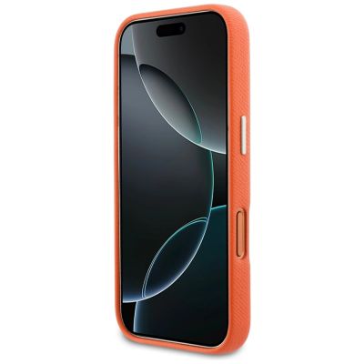 5. Guess FW Resin Logo Case for iPhone 17 Pro Max - Orange