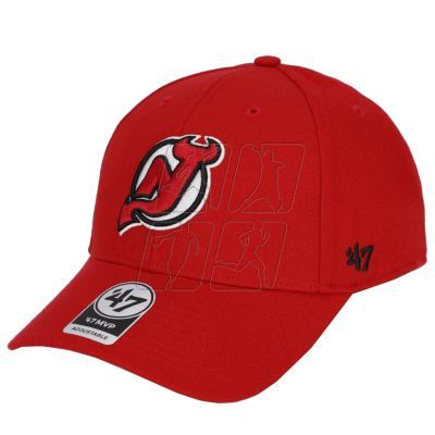 3. 47 Brand NHL New Jersey Devils MVP Cap H-MVP11WBV-RD