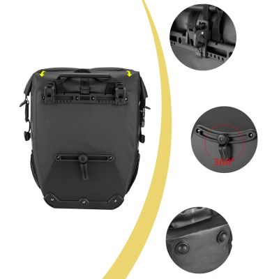 3. Rockbros AS-001 Waterproof Trunk Bag 27L - Black