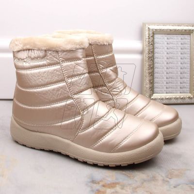 5. Waterproof patent snow boots News W EVE181E beige