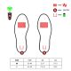 15. Glovii GW2M heated shoe insert (35, 36, 37, 38, 39, 40; black and red)