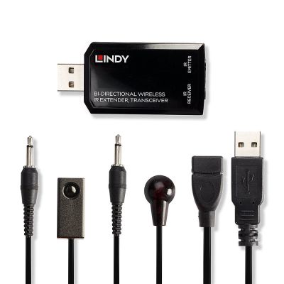 5. Lindy 38331 AV Extender AV Transmitter and Transceiver Black