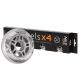 22. PU 80x24 82A TRANSPARENT WHEELS (4 pcs.) NILS EXTREME