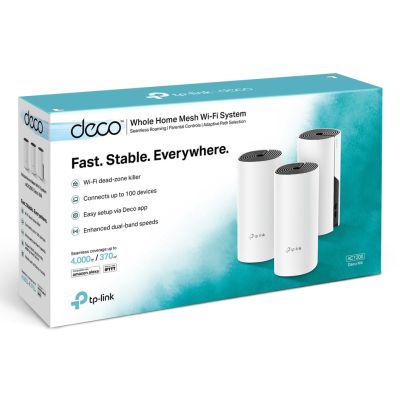 3. Access Point wireless WiFi TP-LINK DECO M4 3-PACK (300 Mb/s - 802.11 b/g/n, 867 Mb/s - 802.11 a/n/ac)