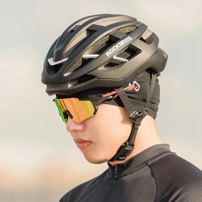 12. Rockbros YPP037 cycling cap with cutouts for glasses - black