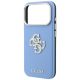 6. Guess Smooth & Big Strass Logo Case for iPhone 18 Pro Max / 17 Pro Max - Blue