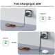 11. UNITEK 2X GAN WALL CHARGER USB-C & USB-A 20W BLACK
