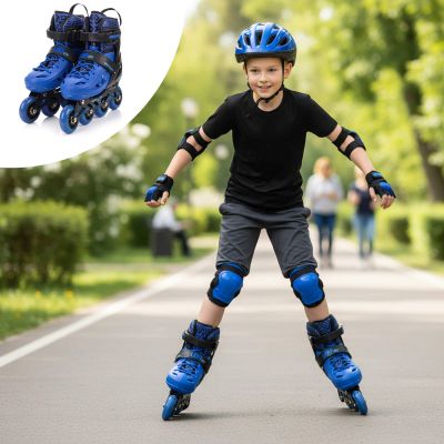 9. Meteor S 30-33 Loky Roller Skates Black/Blue