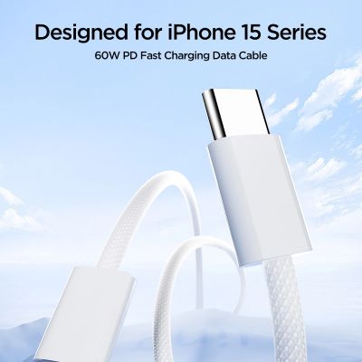 3. Joyroom Ben Series S-A45 USB-C / USB-C 60W Cable 1 m - White