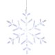 16. SNOWFLAKE DECORATIVE HANGING 40LED WHITE