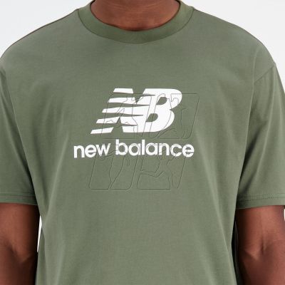 10. New Balance Essentials Stacked Logo CO DON M T-shirt MT31541DON